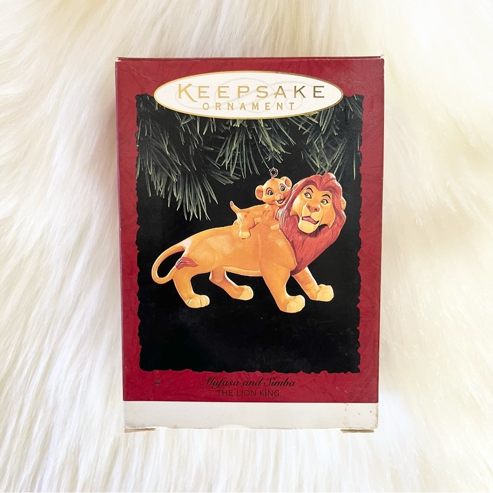 HALLMARK Keepsake Ornament The Lion King Simba & Mufasa
